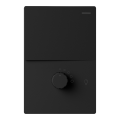 tecla_y_dimmer_led_milan_negro_macroled__1_canal__ac_250v__10a_max__1_dimmer__bastidor_metalico - Miniatura 1