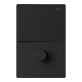 tecla_y_dimmer_para_ventilador_milan_negro_macroled__1_canal__ac_250v__10a_max__1_dimmer__bastidor_metalico - Miniatura 1