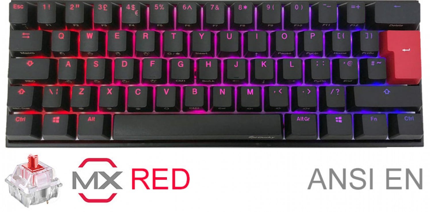 teclado_gamer_ducky_mecha_mini_rgb_cherry_red_rgb_pbt_double_shot_60 - Imagen completa 1