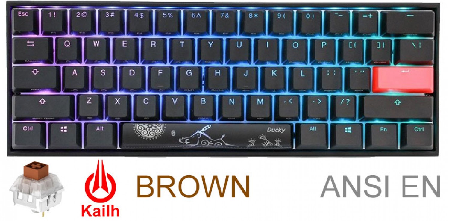 teclado_gamer_ducky_mecha_mini_v2_rgb_kailh_box_brown_pbt_double_shot - Imagen completa 1