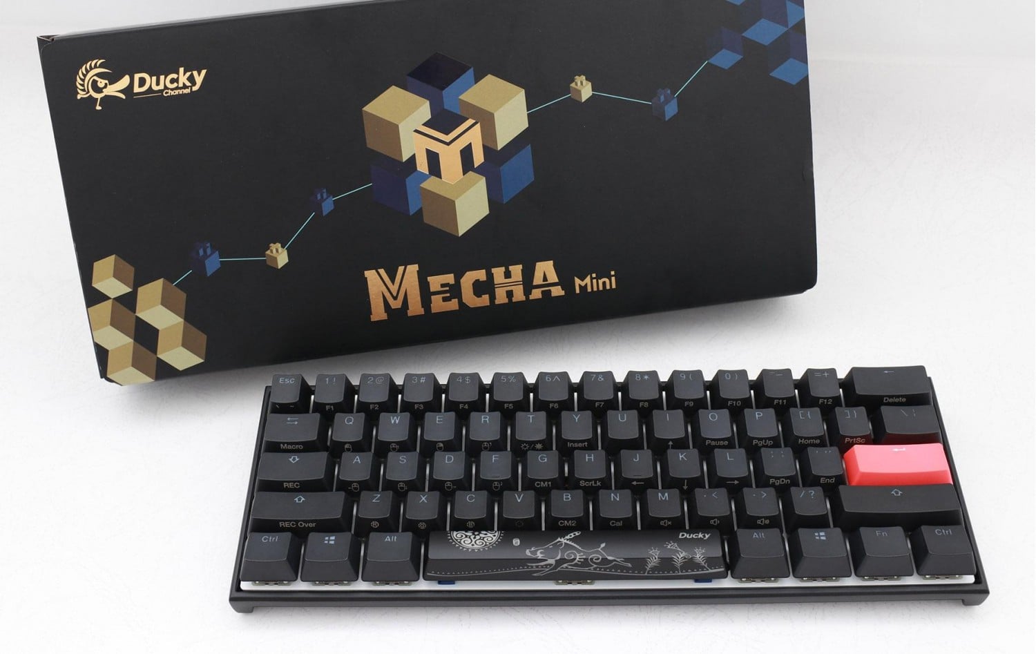 teclado_gamer_ducky_mecha_mini_v2_rgb_kailh_box_red_pbt_double_shot - Imagen completa 3