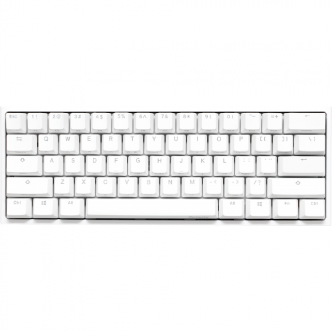 teclado_gamer_ducky_one_2_mini_pure_white_rgb_cherry_brown_rgb_double_shot_pbt_mecanico - Imagen 12