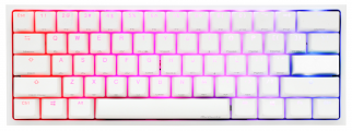 teclado_gamer_ducky_one_2_mini_pure_white_rgb_version_gaming_cherry_mx_red_double_shot_pbt_mecanico - Miniatura 2
