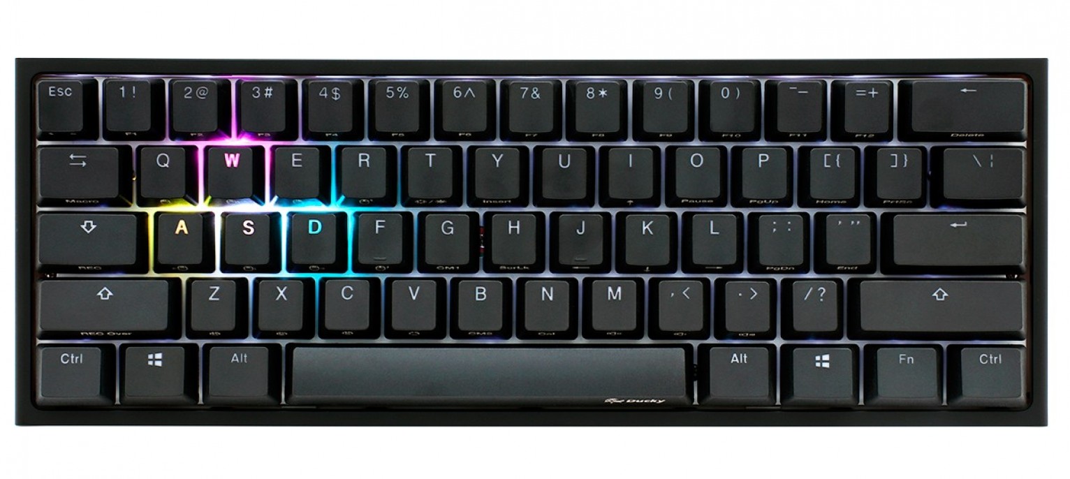 teclado_gamer_ducky_one_2_mini_rgb_cherry_mx_brown_double_shot_pbt_mecanico - Imagen 10