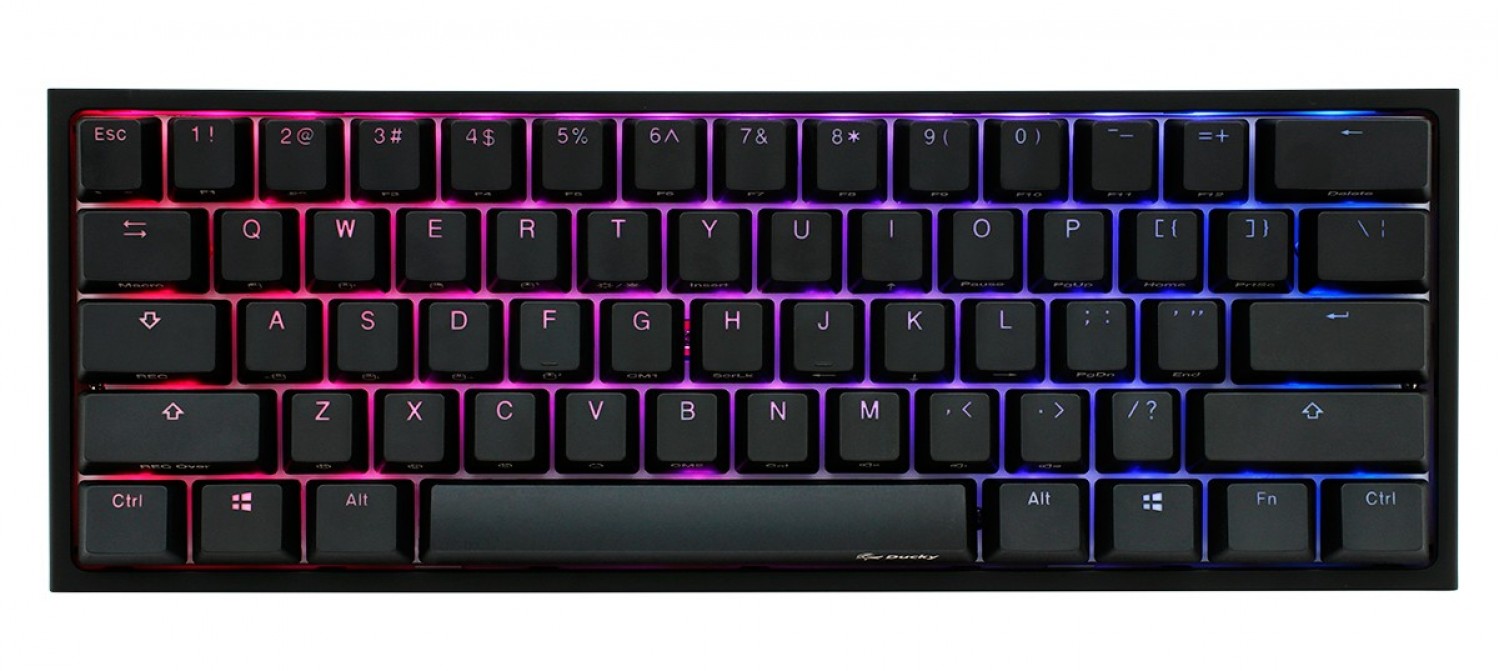 teclado_gamer_ducky_one_2_mini_rgb_cherry_mx_brown_double_shot_pbt_mecanico - Imagen completa 11