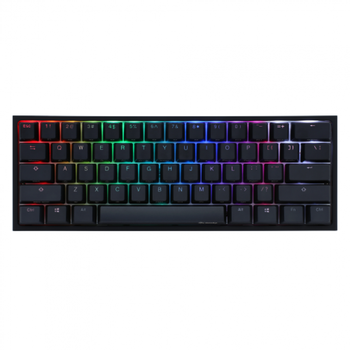 teclado_gamer_ducky_one_2_mini_rgb_cherry_mx_red_double_shot_pbt_mecanico_es - Imagen 9