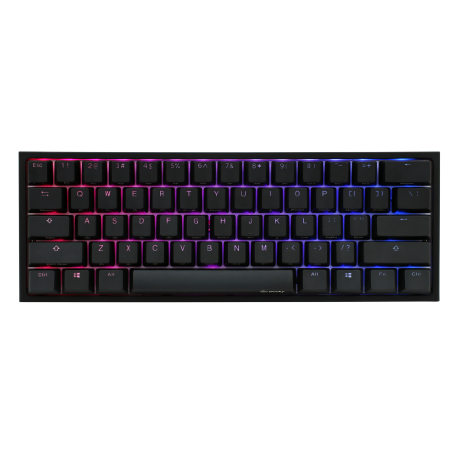 teclado_gamer_ducky_one_2_mini_rgb_cherry_mx_red_double_shot_pbt_mecanico_es - Imagen completa 10