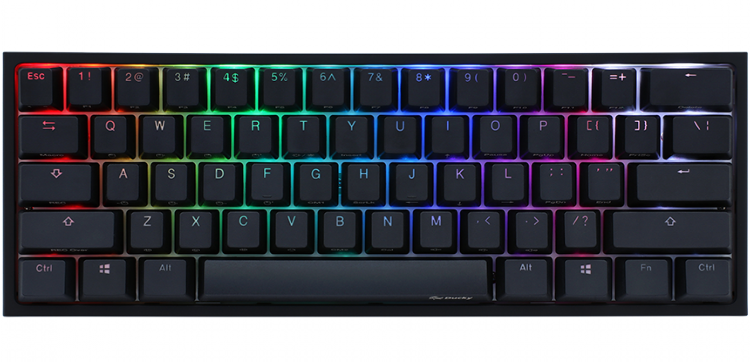 teclado_gamer_ducky_one_2_mini_rgb_kailh_box_brown_swicht_double_shot_pbt_mecanico - Imagen completa 1