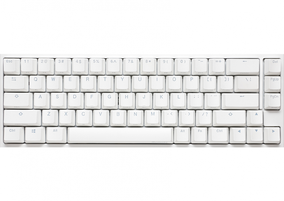 teclado_gamer_ducky_one_2_mini_rgb_white_kaih_box_brown_swicht_double_shot_pbt_mecanico - Imagen 2