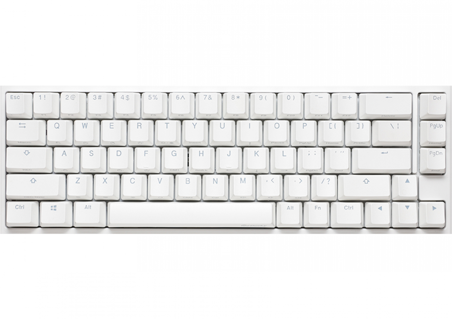 teclado_gamer_ducky_one_2_mini_rgb_white_kaih_box_brown_swicht_double_shot_pbt_mecanico - Imagen completa 2