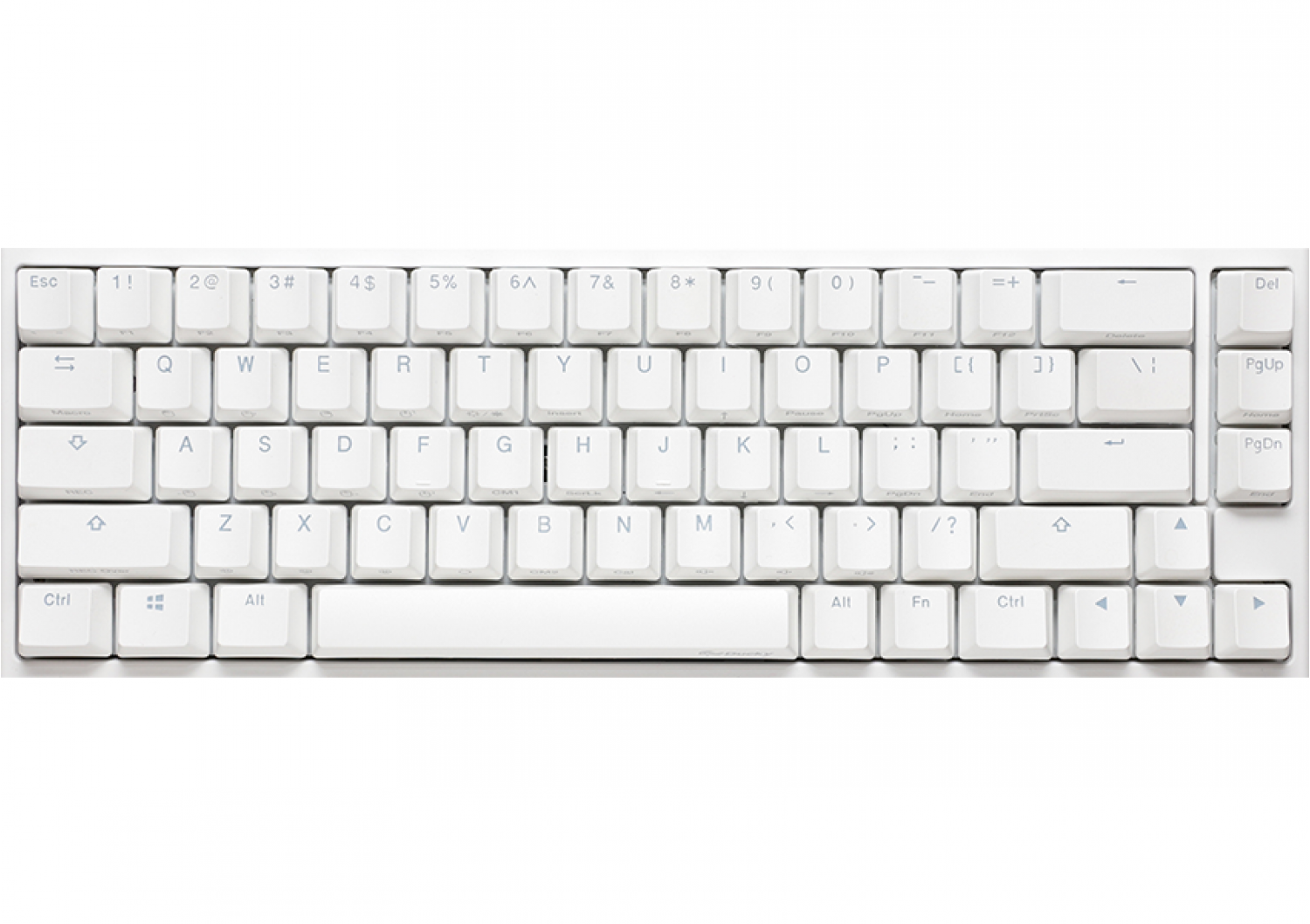 teclado_gamer_ducky_one_2_mini_rgb_white_rgb_kailh_box_silent_red_swicht_double_shot_pbt_mecanico - Imagen completa 2