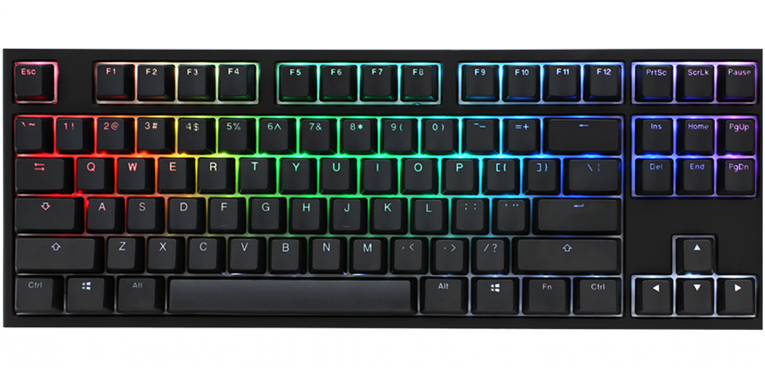 teclado_gamer_ducky_one_2_rgb_tkl_kailh_box_red_switch_double_shot_pbt_mecanico - Imagen completa 1