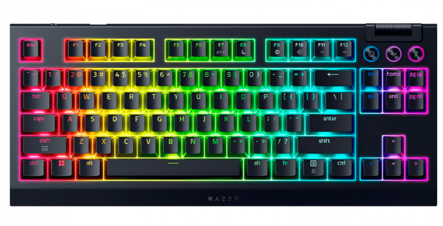 teclado_gamer_razer_blackwidow_v4_tkl_hyperspeed_wirelless___bt_esp - Imagen completa 1