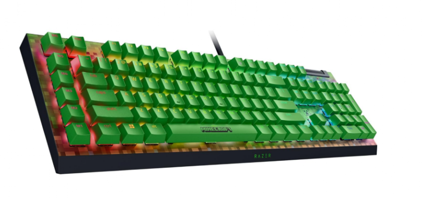 teclado_gamer_razer_blackwidow_v4_x_minecraft_edition_green_switch_us_en - Imagen 2