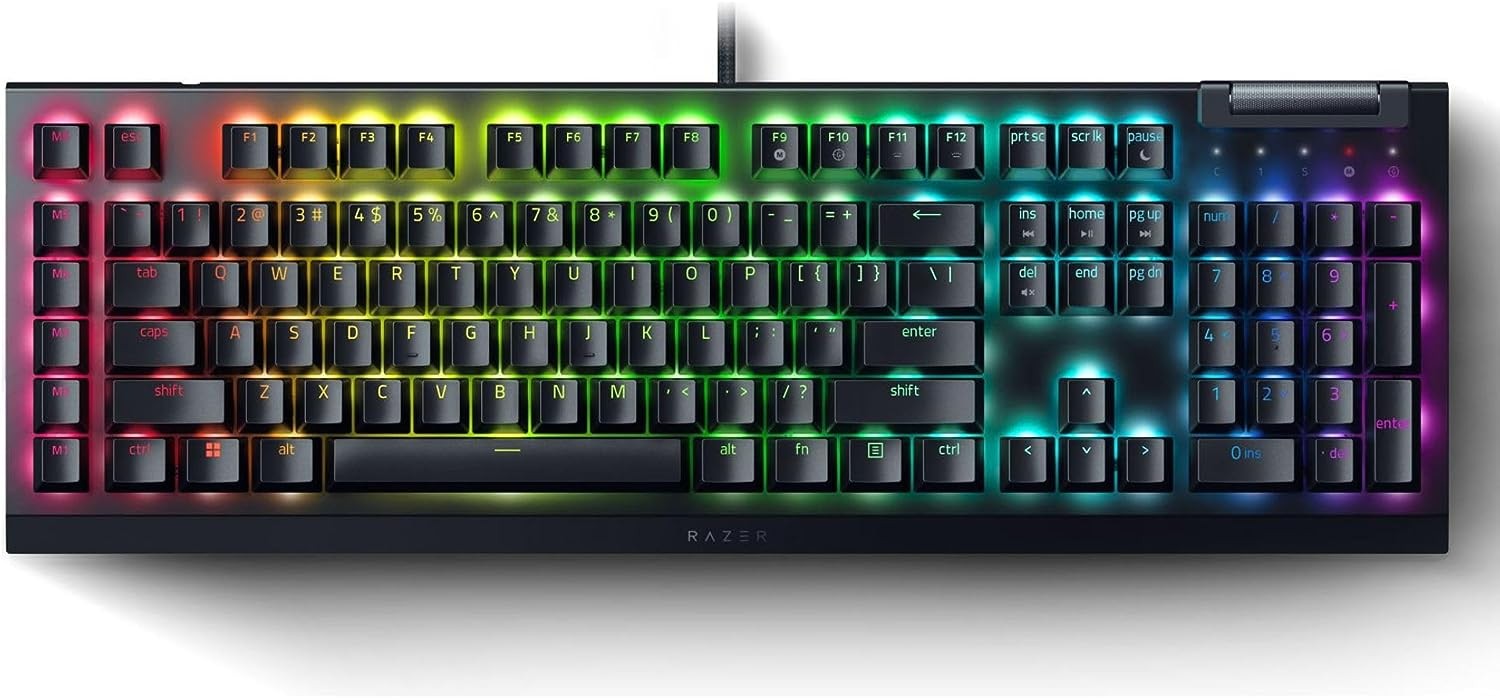 teclado_gamer_razer_blackwidow_v4_x_yellow_switch_linear_silent_espanol - Imagen completa 1