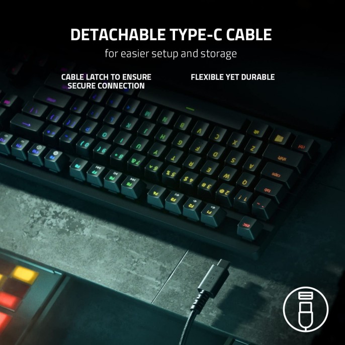 teclado_gamer_razer_huntsman_v2_tenkeyless_purple_switch_clicky_us_en - Imagen 3