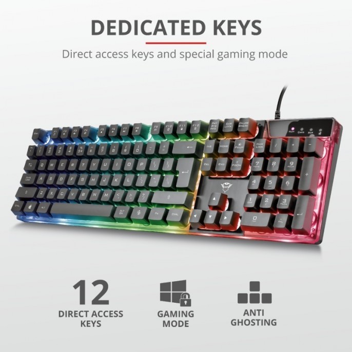 teclado_gamer_trust_azor_gxt_835___idioma_ingles - Imagen 3