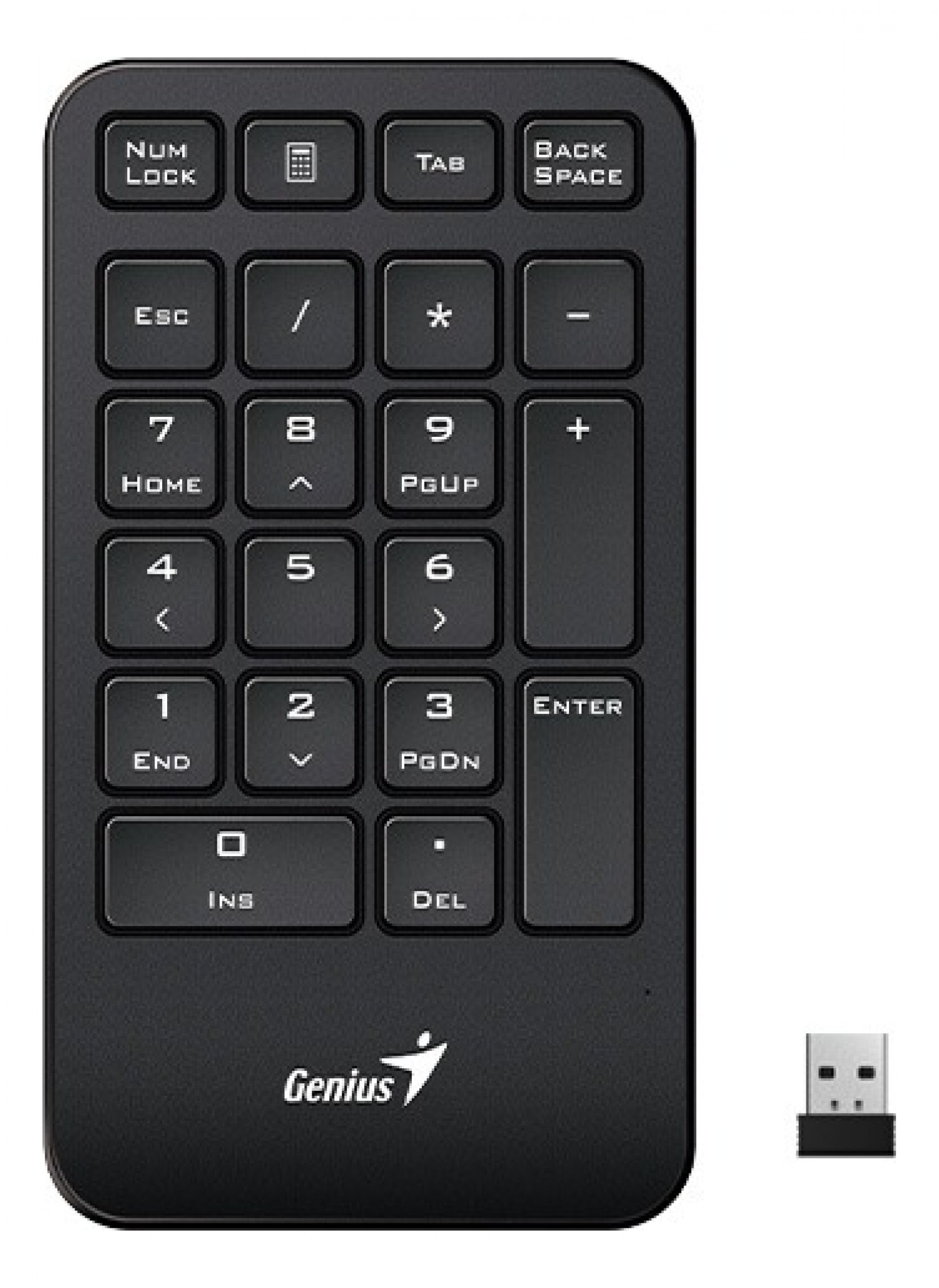teclado_genius_numerico_wireless_numpad_1000_black - Imagen completa 1