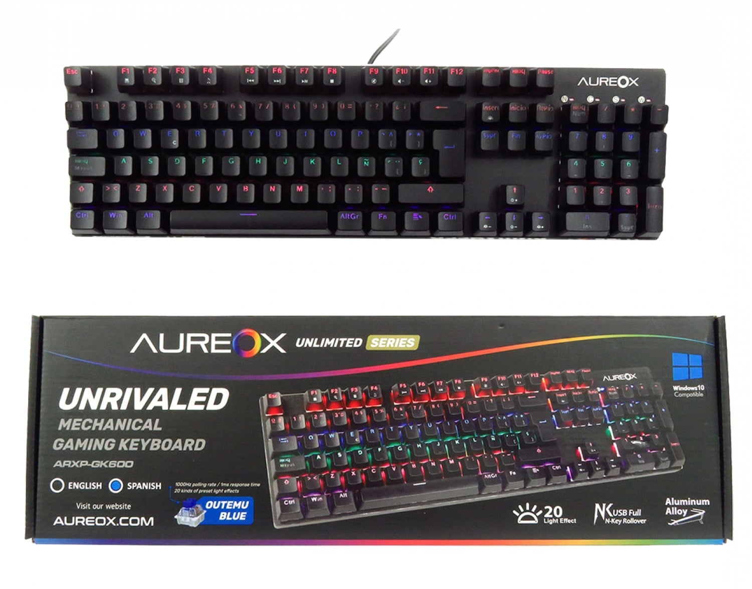 teclado_mec_aureox_unrivailed_gaming_gk600 - Imagen completa 1