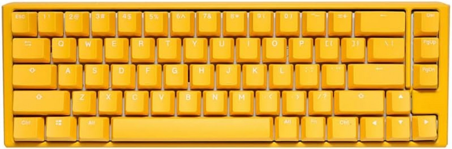 teclado_mecanico_ducky_one_3_sf_yellow_pbt_double_shot_quack_mechanical_gaming_keyboard___cherry_mx_brown - Imagen completa 1