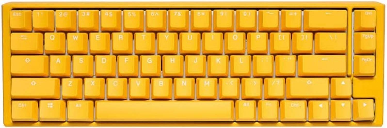 teclado_mecanico_ducky_one_3_sf_yellow_pbt_double_shot_quack_mechanical_gaming_keyboard___cherry_mx_brown - Imagen completa 4