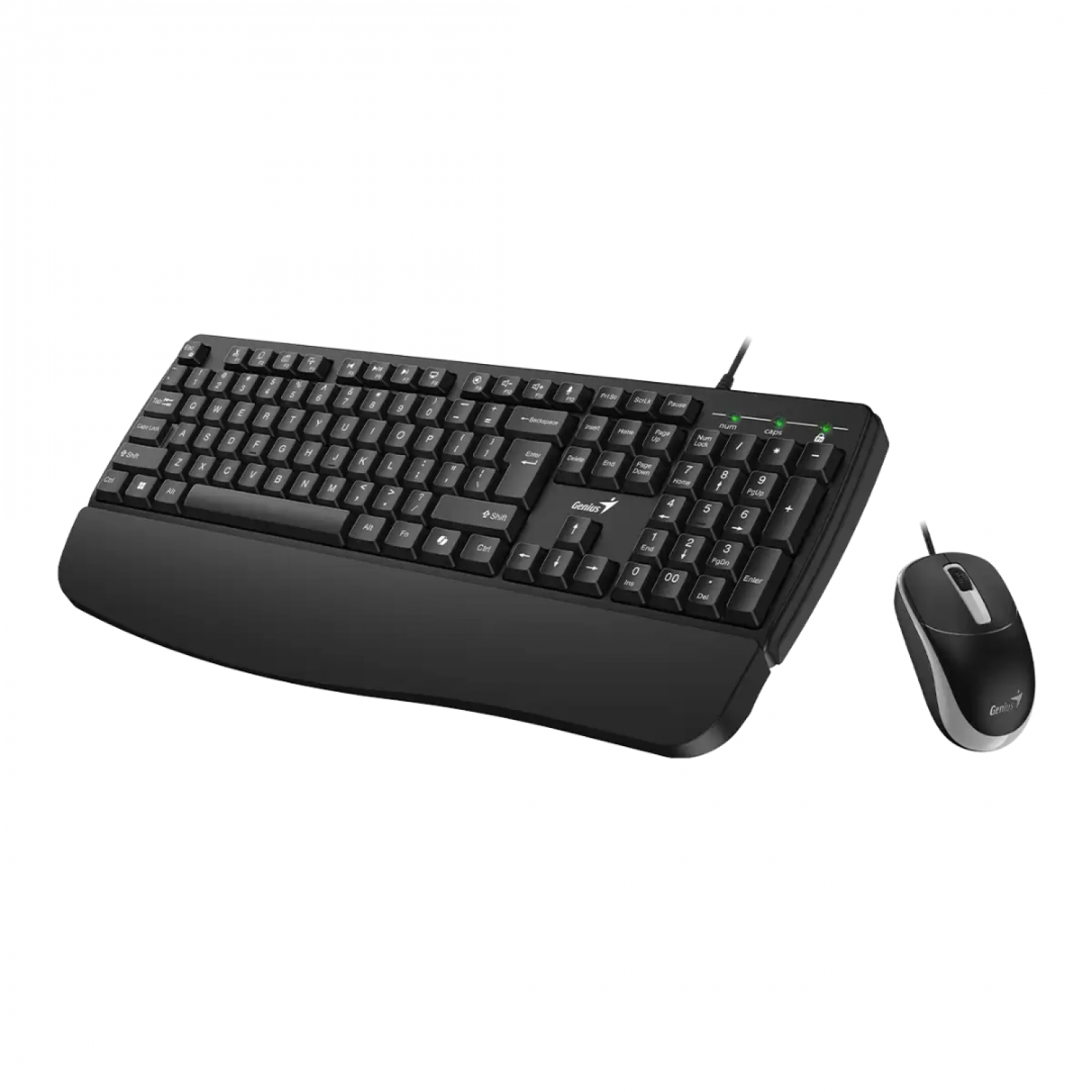 teclado___mouse_combo_usb_genius_km_123_black - Imagen completa 1