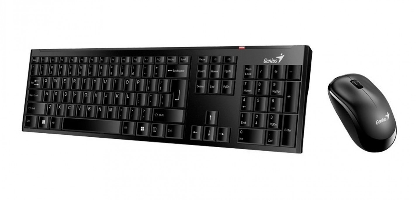 teclado___mouse_wireless_combo_genius_slimstar_8000se_black - Imagen 2