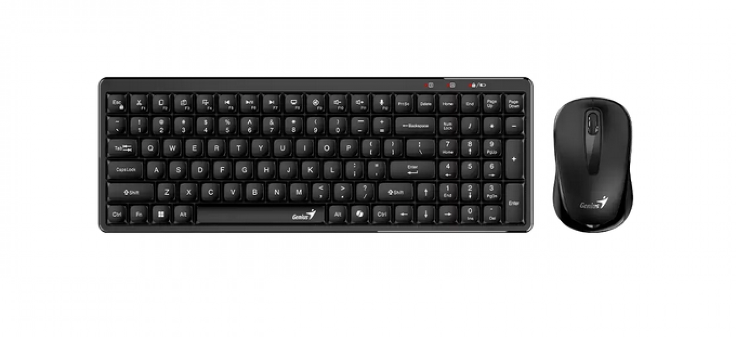 teclado___mouse_wireless_genius_luxemate_q8100_black - Imagen 2