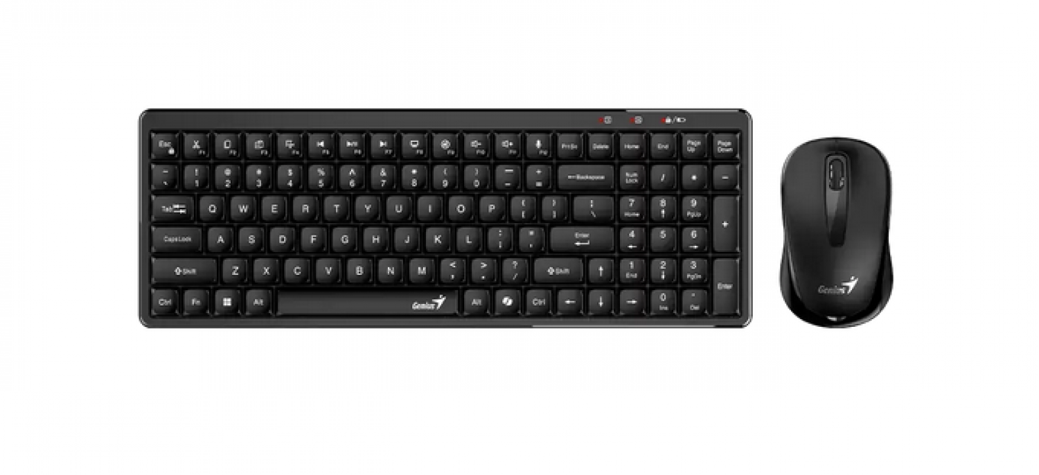 teclado___mouse_wireless_genius_luxemate_q8100_black - Imagen completa 2