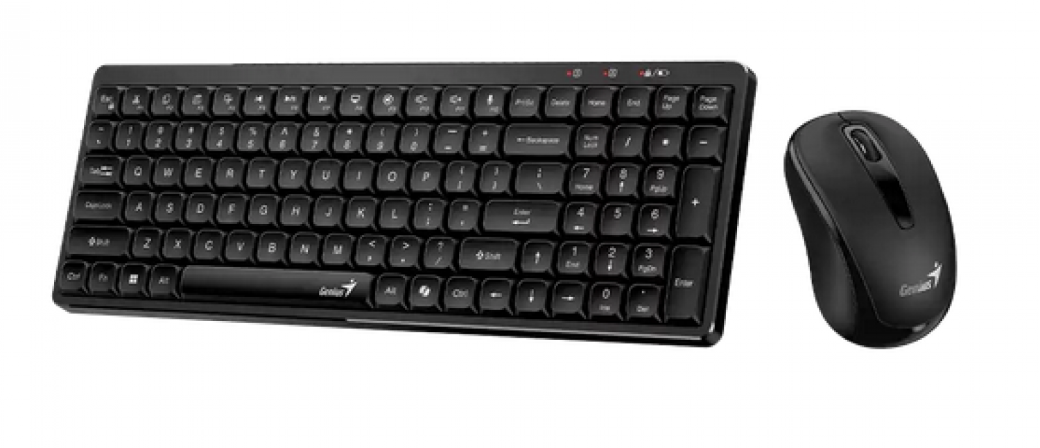 teclado___mouse_wireless_genius_luxemate_q8100_black - Imagen completa 1