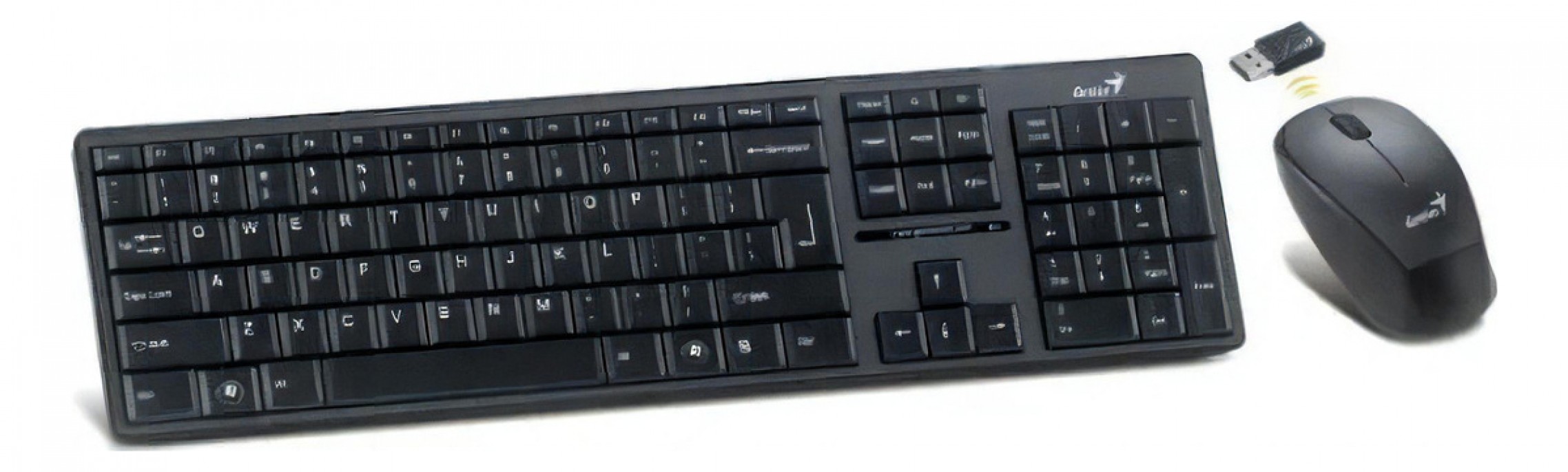teclado___mouse_wireless_genius_slimstar_8230_black_dual_bt_2_4ghz - Imagen 4