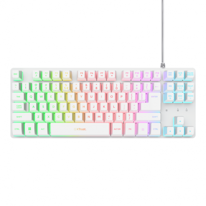 teclado_trust_thado_tkl_white_es_gxt833 - Imagen 2
