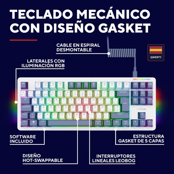 teclado_trust_xyra_tkl_mechanical_gxt872_es - Imagen 3