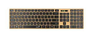 teclado_wireless_genius_slimstar_7250bt_ai_pine_wood - Miniatura 3