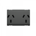 tomacorriente_doble_10_a___3_modulos_negro_abb - Miniatura 1