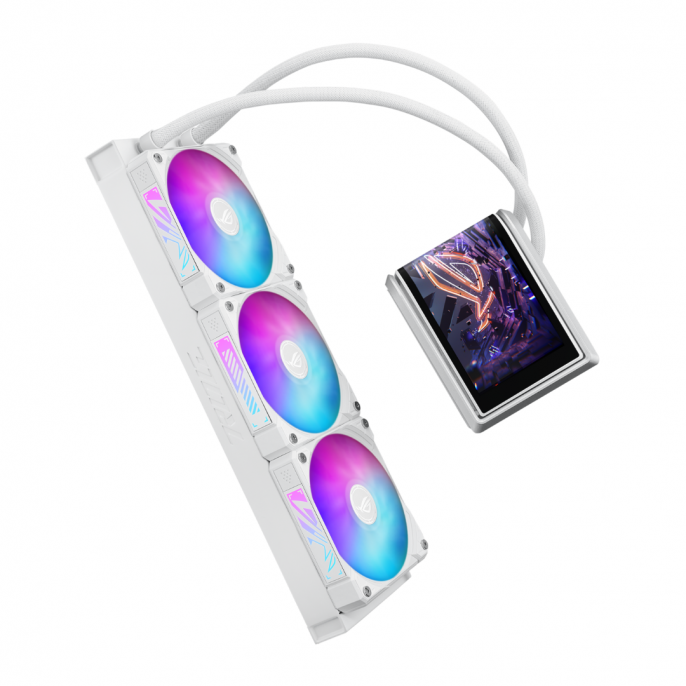 water_cooler_asus_amoled_rog_ryuo_iv_360_argb_white - Imagen 2