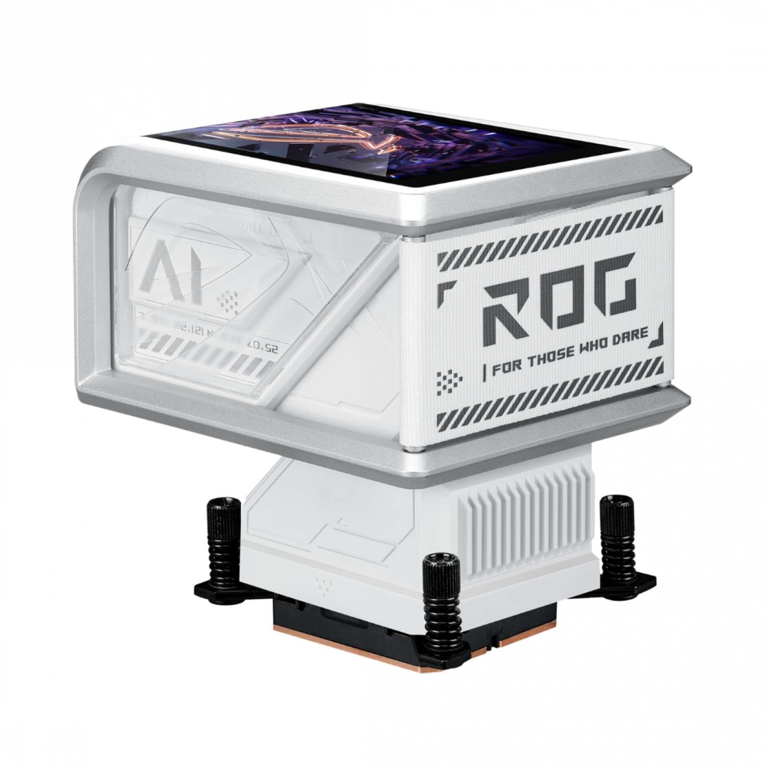water_cooler_asus_amoled_rog_ryuo_iv_360_argb_white - Imagen completa 3