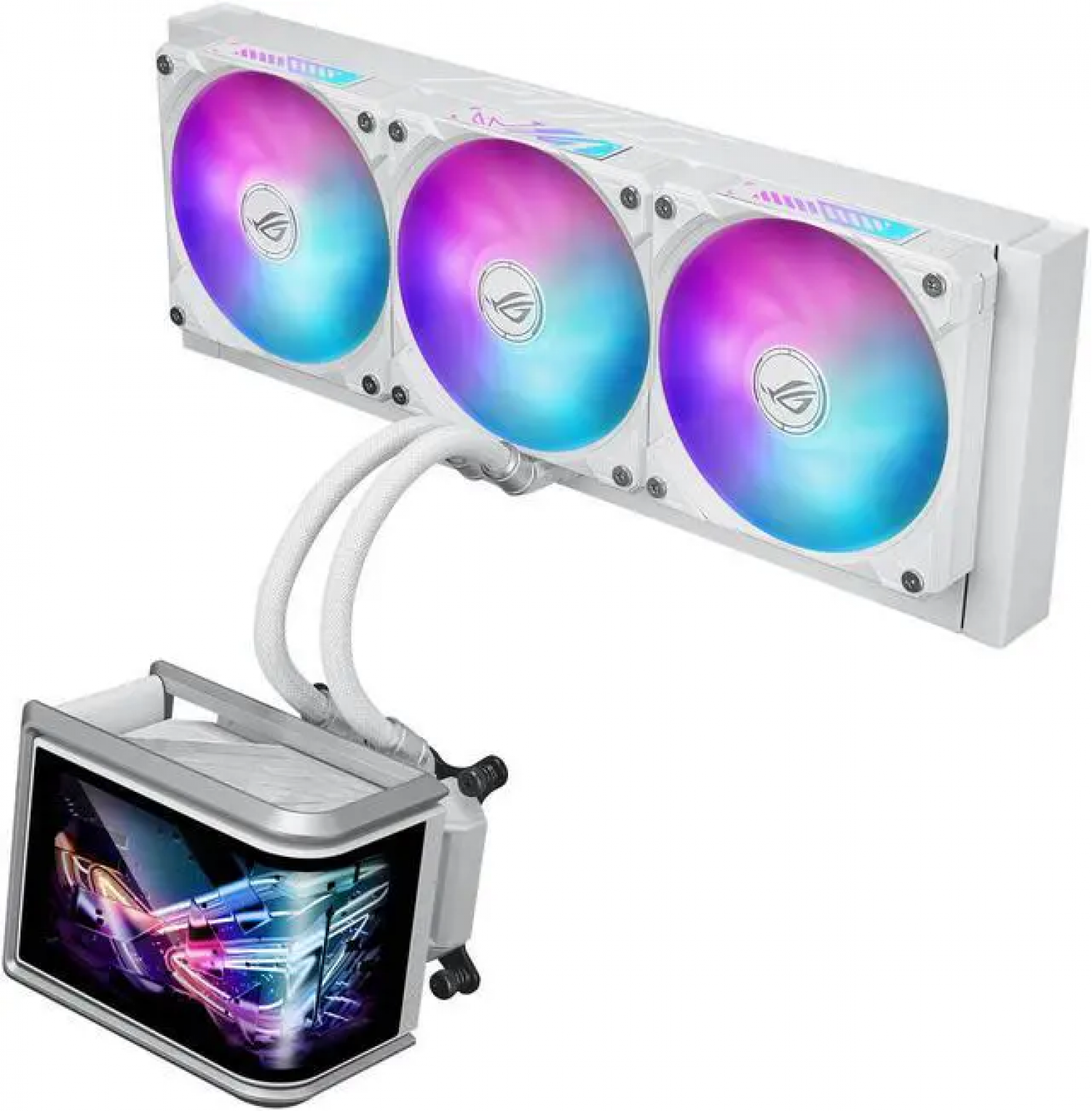 water_cooler_asus_amoled_rog_ryuo_iv_slc_360_argb_white - Imagen completa 1