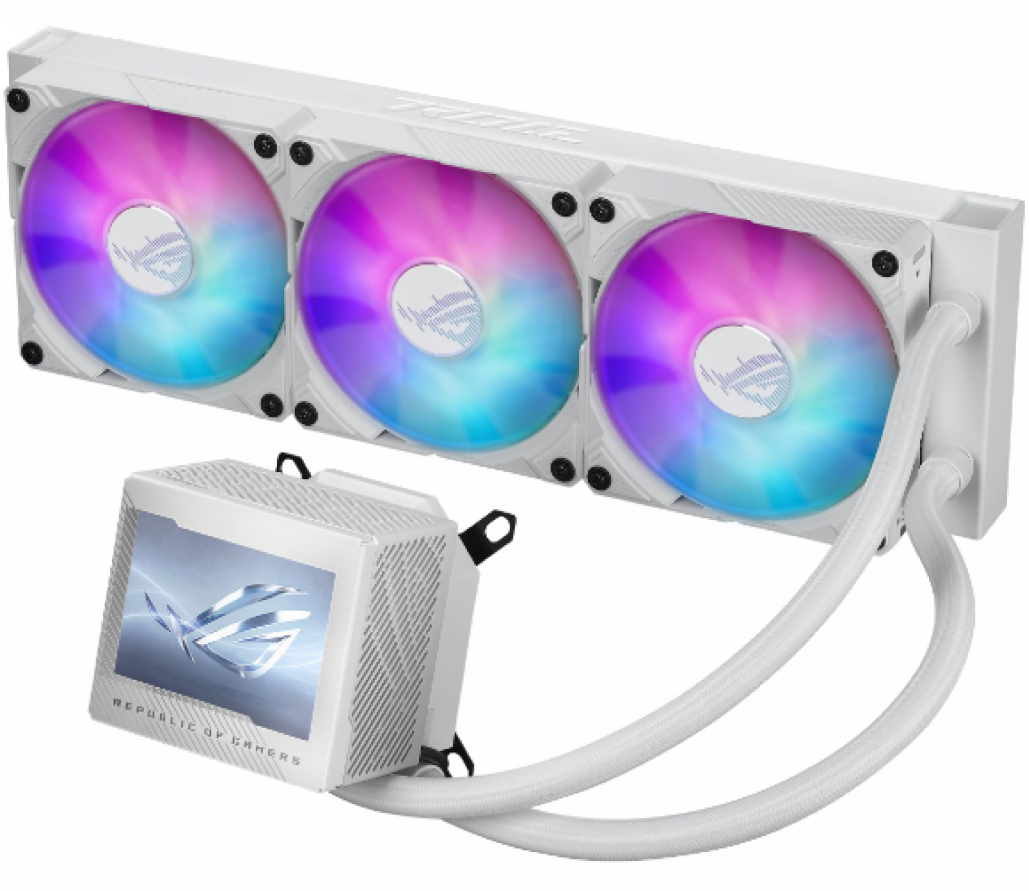 water_cooler_asus_rog_ryujin_iii_360_argb_extreme_white - Imagen completa 1