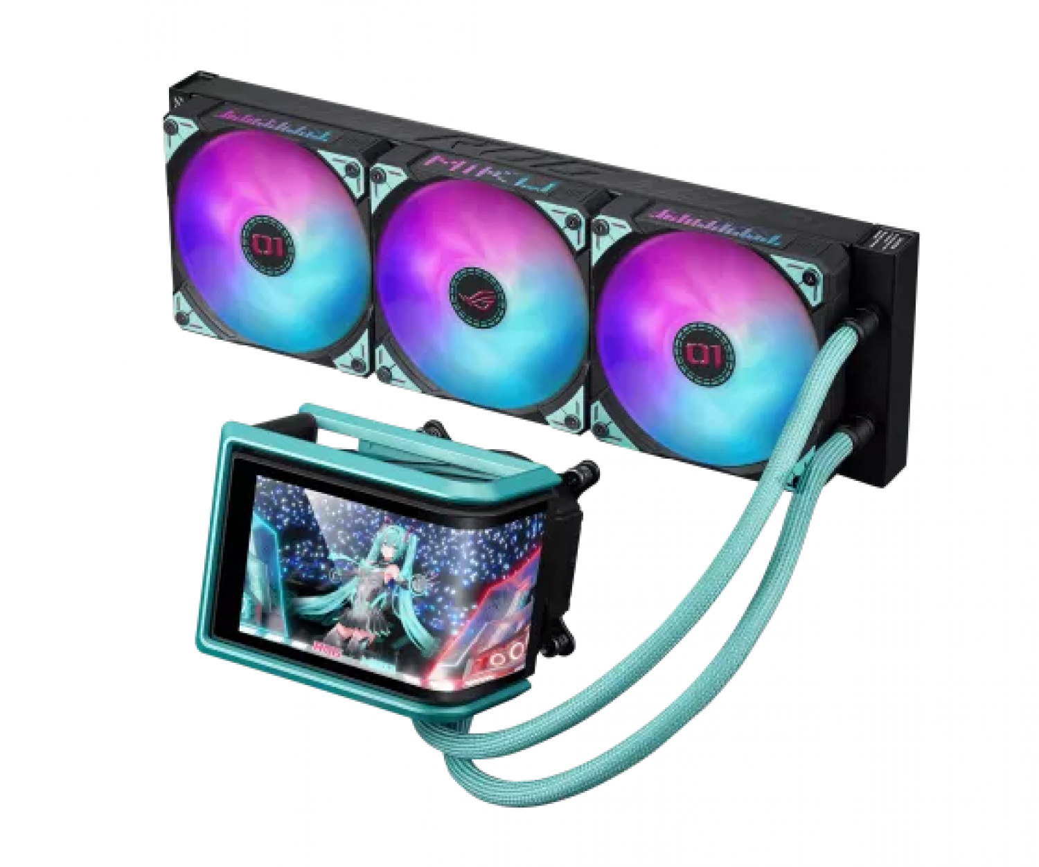 water_cooler_asus_rog_ryuo_iv_360_argb_miku_edition - Imagen completa 1