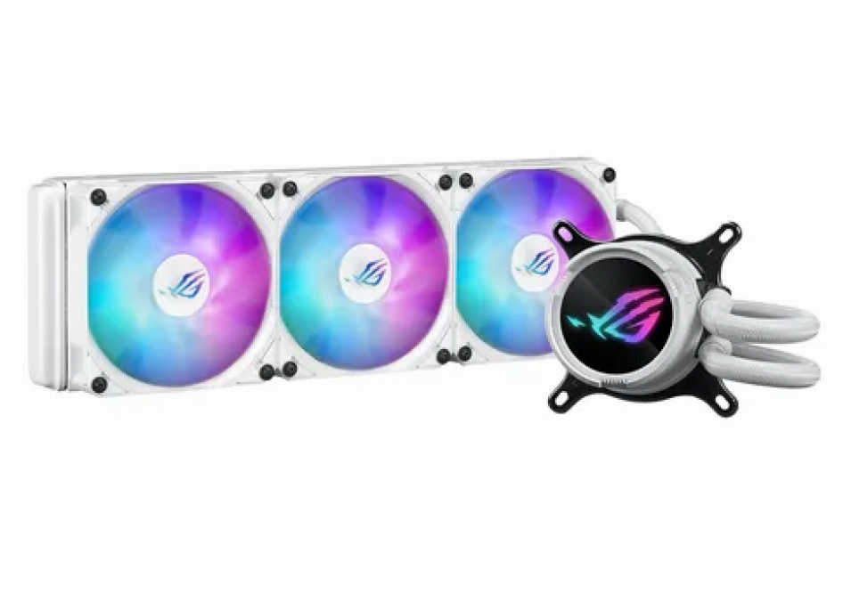water_cooler_asus_rog_strix_lc_iii_360_argb_lcd_white - Imagen 2