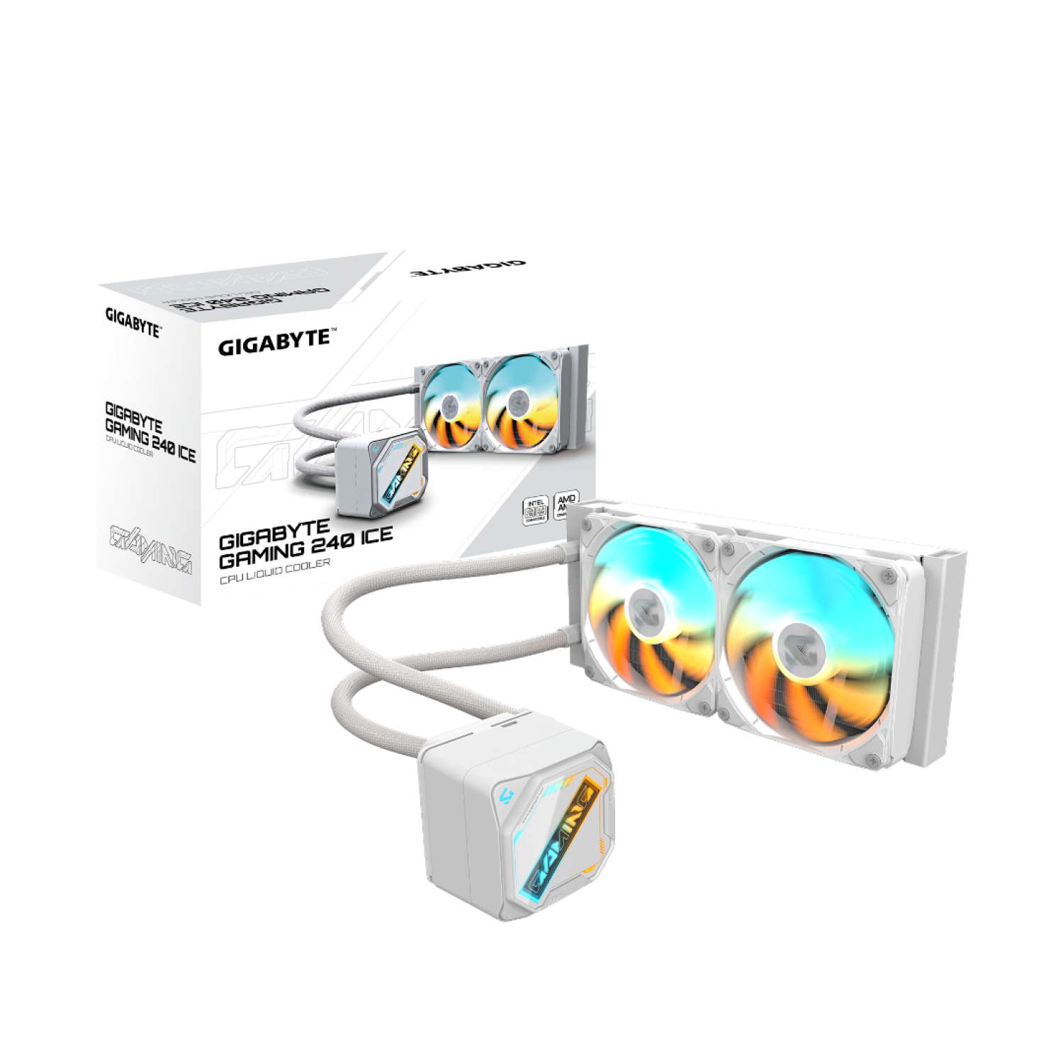 water_cooler_gigabyte_gaming_240i_white - Imagen completa 1