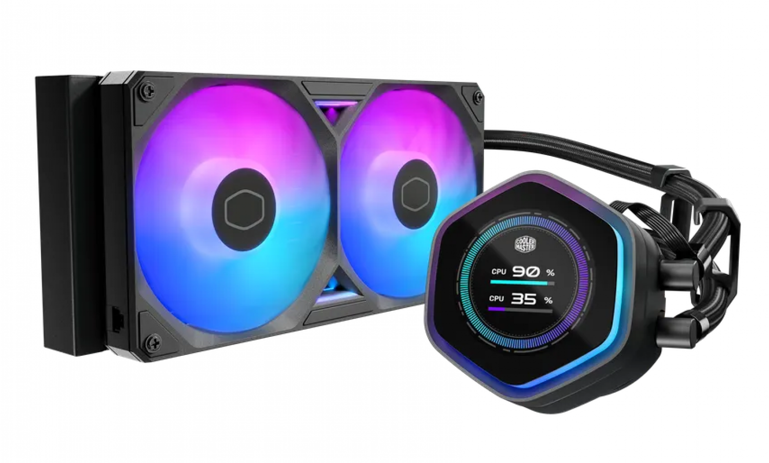 water_cooler_master_masterliquid_240_atmos_ii_lcd_argb - Imagen completa 1