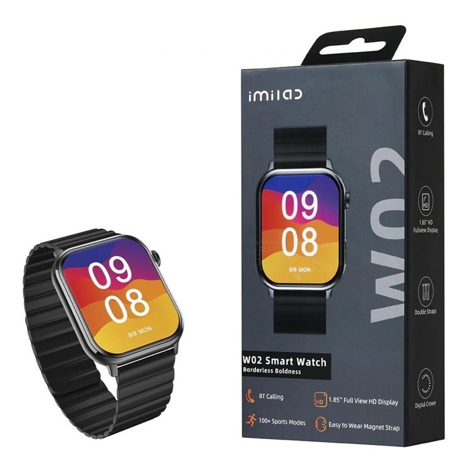 xiaomi_smartwatch_imis_w02_negro_y_azul - Imagen completa 1